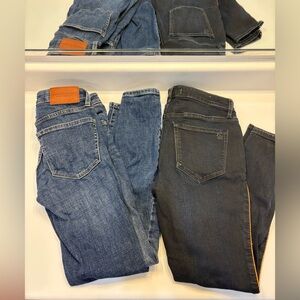 Lucky Brand Women’s Low rise Skinny Jeans 4 27 And Jessica Simpson 27 High Rise